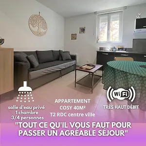  Appartement Fenix T2 40 M2 Cosy Rdc Plein Centre